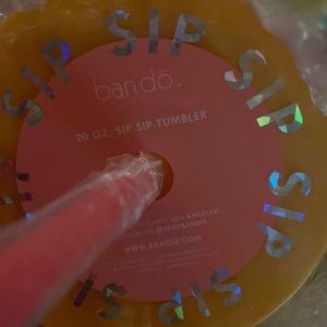 NWT Brando 20 ounce tumbler with straw